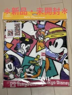 ディズニーランド　40周年記念グッズ　フェイスタオル　ウォッシュタオル　2枚組のサムネイル