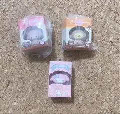 3点セット　サンリオ　チョコボックスフィギュアコレクション　ミニチュアパッケージ