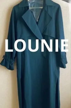 A*o様 LOUNIE ルーニィ トレンチロングコート グリーン 36