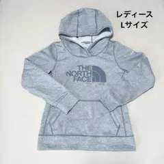 【THE NORTH FACE】ノースフェイス フード付きパーカー グレー Ｌ