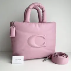 コーチ COACH ハンドバッグ 2way ピロー トート ほぼ新品