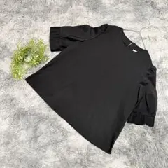 OPAQUE.CLIP バルーンスリーブ ブラウス ブラック M オフィスのサムネイル