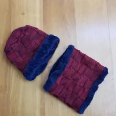 ニット帽&ネックウォーマー