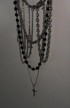 kmrii gunda handmade necklace Gothic 多重 - メルカリ