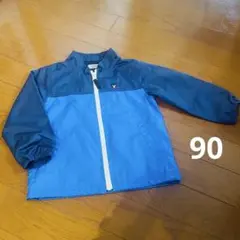 DOUBLE.B ジップアップジャケット 青/紺