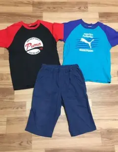 Tシャツ2枚&ハーフパンツ セット