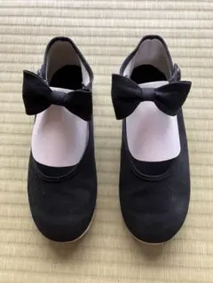【美品】Shirley Temple リボン付きシューズ 21cm