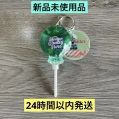 パペットスンスンポップアップ キャンディストア オイルキーホルダー 緑 グリーン