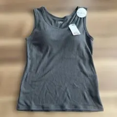 新品　EDWIN ブラトップ　グレー リブタンクトップ Lサイズのサムネイル