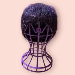 C-PLUS HEAD WEARSファー素材 帽子 【紫と緑】