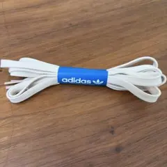 adidas アディダス 靴紐 白 オフホワイト