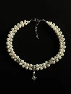 人工パールチョーカー