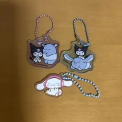 クロミ シナモロール Kuromi Cinnamoroll アクリルキーホルダー