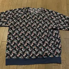 レビュー　幾何学模様 長袖トップス Lサイズ