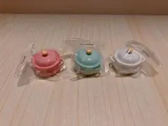 ミニチュア パーツ 可愛いお鍋 3色セット