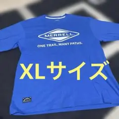 メレル MERREL メンズ Tシャツ ブルー 1回使用