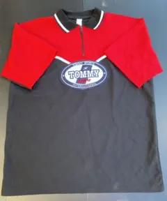 hiphop トミースポーツ　ハーフジップシャツ