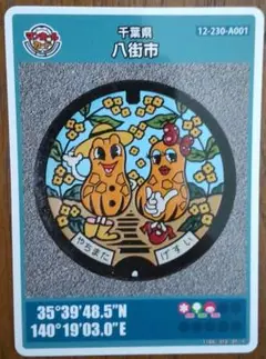 マンホールカード 八街市 千葉県 ロット1 配布休止 26弾