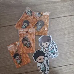 ハイキュー 及川徹 岩泉一 アクリルチャーム　ピンバッジ ステッカー