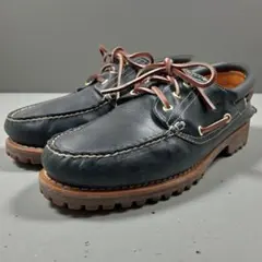 【美品】 ティンバーランド スリーアイ 28cm ネイビー 別注モデル 入手困難