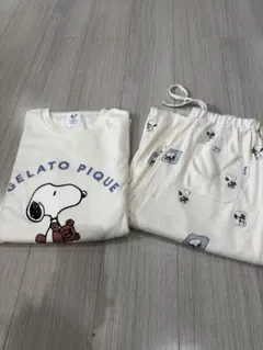 GELATO PIQUE スヌーピー ルームウェアセット Lサイズ