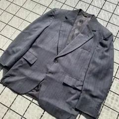 70s-80s vintage usa製【テーラードジャケット ストライプ】