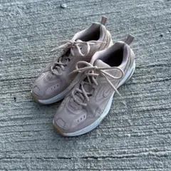 NIKE M2K TEKNO ピンクベージュ 厚底 ナイキ 美品 26センチ - メルカリ