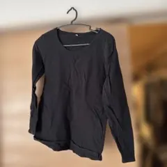 黒の長袖Tシャツ Mサイズ　無印