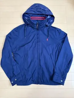 ポロラルフローレン　ナイロンジャケット　ネイビー　L