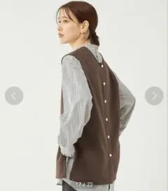 green label relaxing Vネック 3WAY ベスト