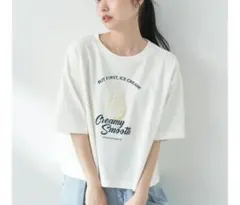 新品　冷感　アースミュージック　ＩＣＥ　ＣＲＥＡＭ！　ショートＴのサムネイル