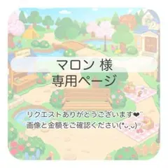 マロン様 おまとめ2点