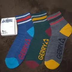 GERRY ストライプソックス 3足セット 25-27 cm
