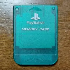 PlayStation メモリーカード （クリアグリーン）