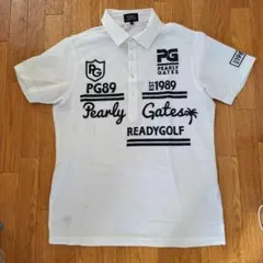 PEARLY GATES ポロシャツ ホワイト