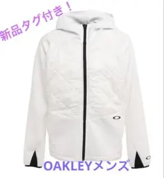 Oakley メンズアウター　中綿ジャケット ホワイト 防寒・キルティング