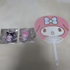 マイメロディ クロミ アクリルキーホルダー 2個セット　ノベルティ