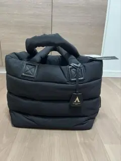 Anne Coquineアンコキーヌ　 キルティング　トートバッグ　黒