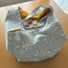 ハンドメイド大きめバッグ⭐︎シマエナガ