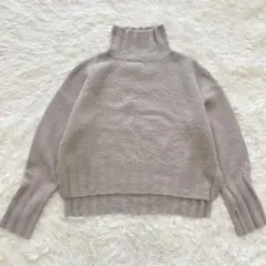 GRL グレイル ハイネックニット タートルネックニット F グレージュ