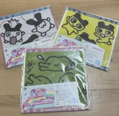 一番くじ　たまごっち　E賞　ハンドタオル　まめっち くちぱっち みみっち