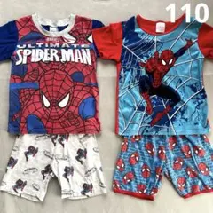 スパイダーマン　パジャマ　2点セット　110のサムネイル