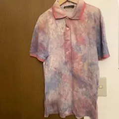 FRED PERRY タイダイ柄ポロシャツ 半袖 希少カラー ピンク