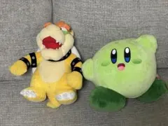 スーパーマリオ クッパ 星のカービィ ぬいぐるみ 2点セットのサムネイル