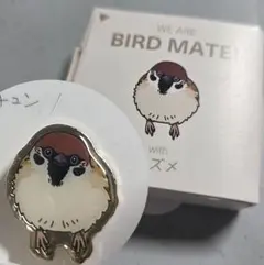 日本野鳥の会　ピンバッジ　2025 年スズメのサムネイル