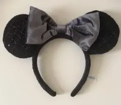 ディズニー ミニー カチューシャ ツイード スパンコールのサムネイル
