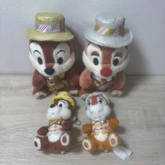 Disney　チップとデール30周年　ぬいぐるみ　ぬいば　バッジ