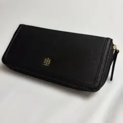 Tommy Hilfiger 長財布 ブラック ラウンド ファスナー ジップのサムネイル