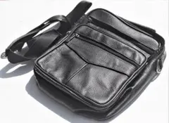 ■新品　送料込み■牛床革エンボス　2WAY　縦型タイプ　手付き　ショルダーバッグ