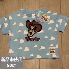 【新品未使用】　トイストーリー　ウッディ　ベビー　Tシャツ 80のサムネイル